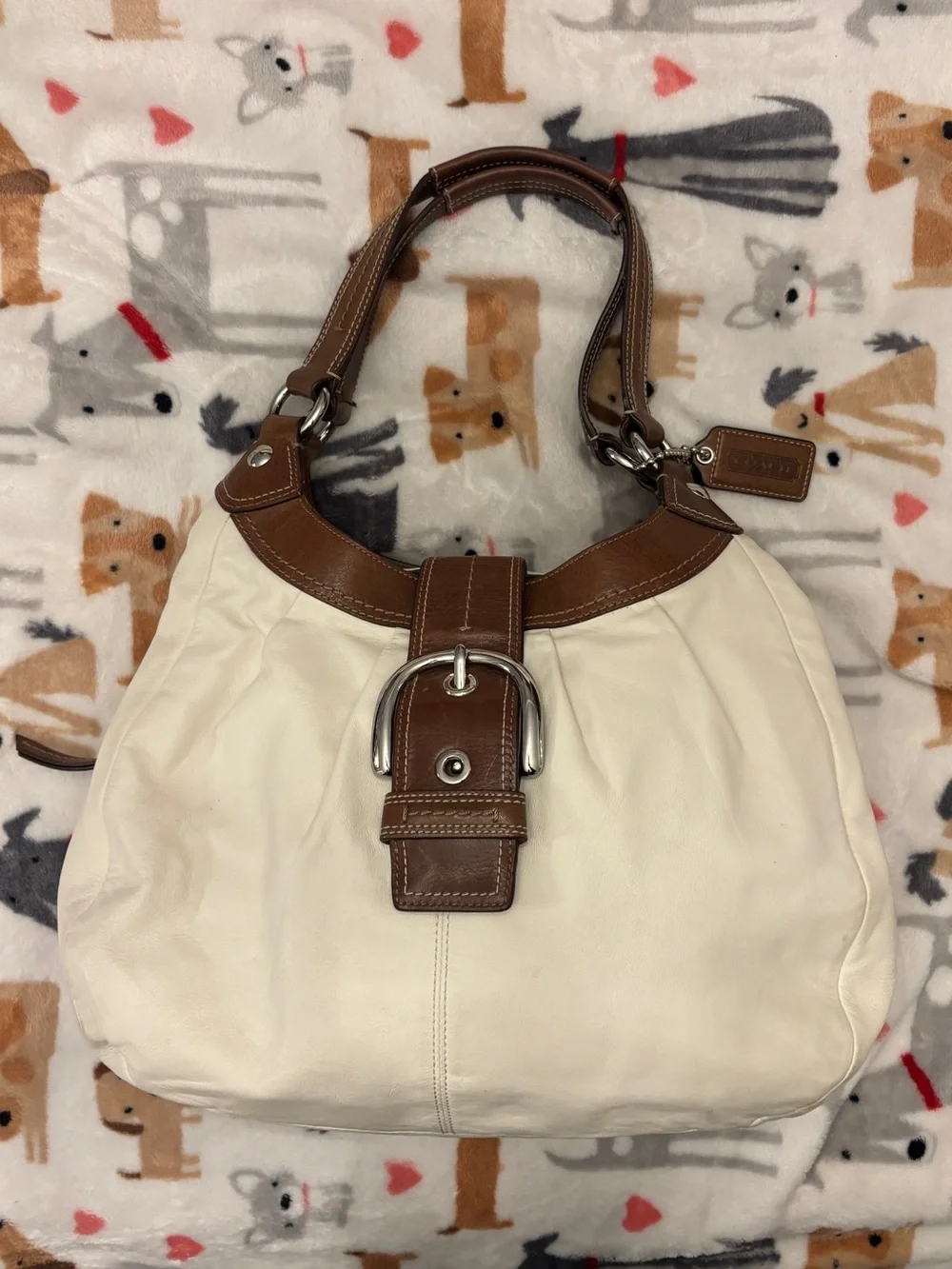 Vintage Coach Lynn hobo purse bag